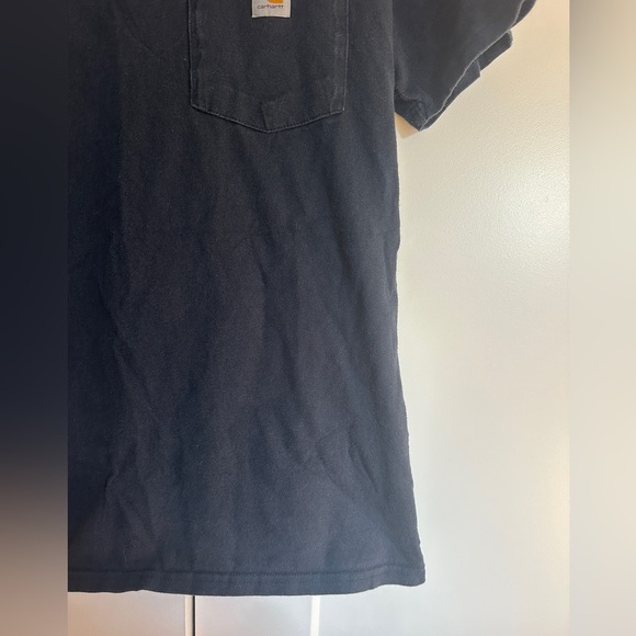Carhartt Women’s Navy Blue T-shirt Size Small Loose Fit - Picture 2 of 6